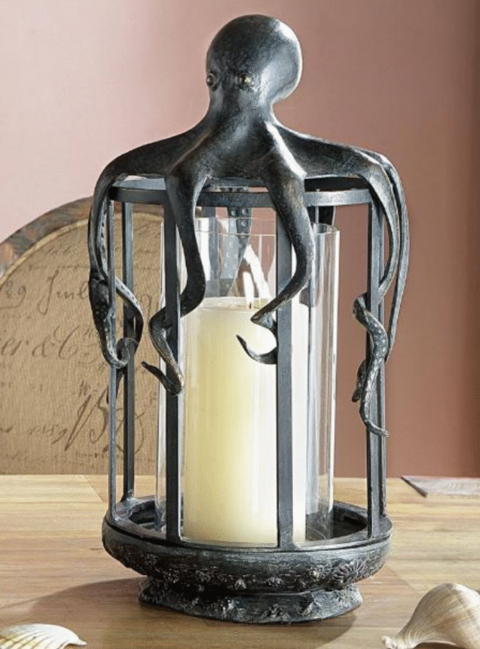 Octopus Lantern Candle Holder
